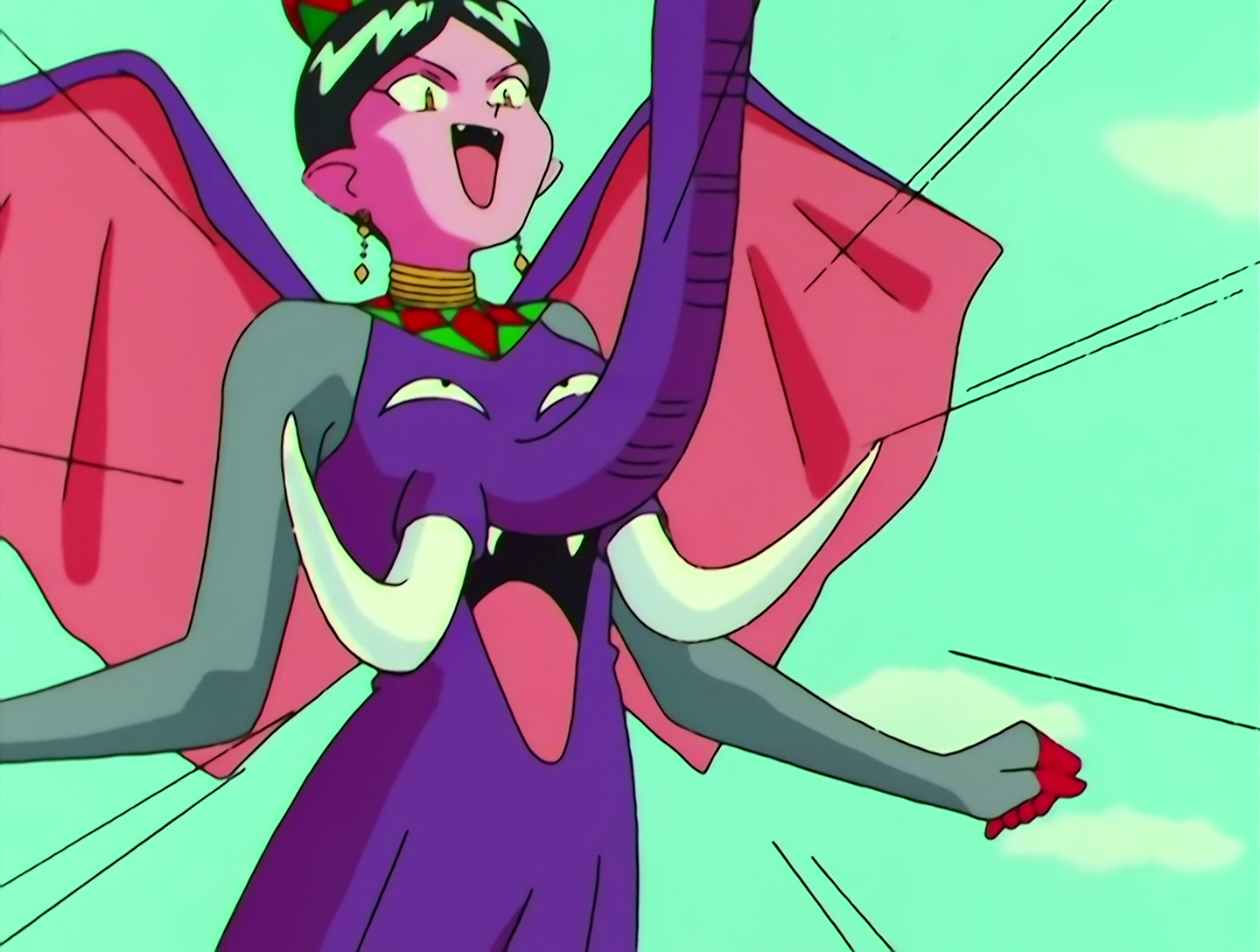 PaoPao Musume again. Both she and her elephant body seem to be yelling.